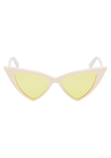 Occhiali da Sole Spike in Avorio/Giallo ALEXANDER MCQUEEN | 832519-J07499133